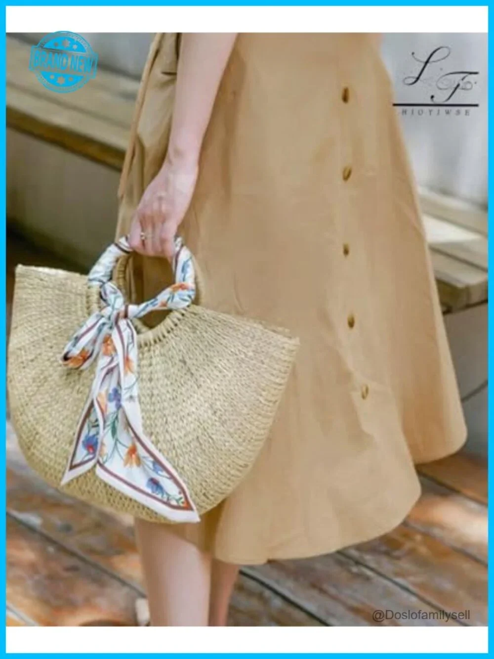 Silky Long Thin Satin Multi-purpose Fashion Scarf for Handbags